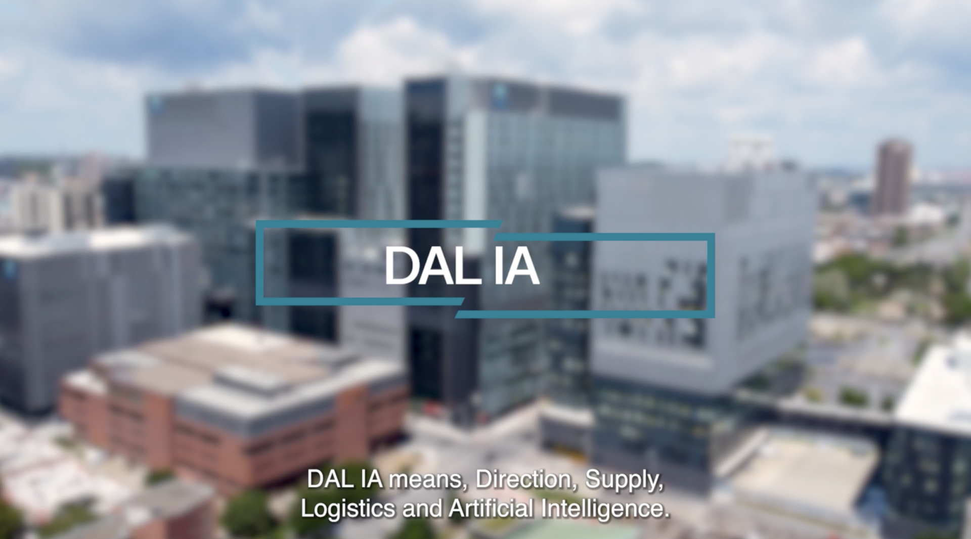 DAL.IA: Using Artificial Intelligence to Manage the Supply Chain - Video